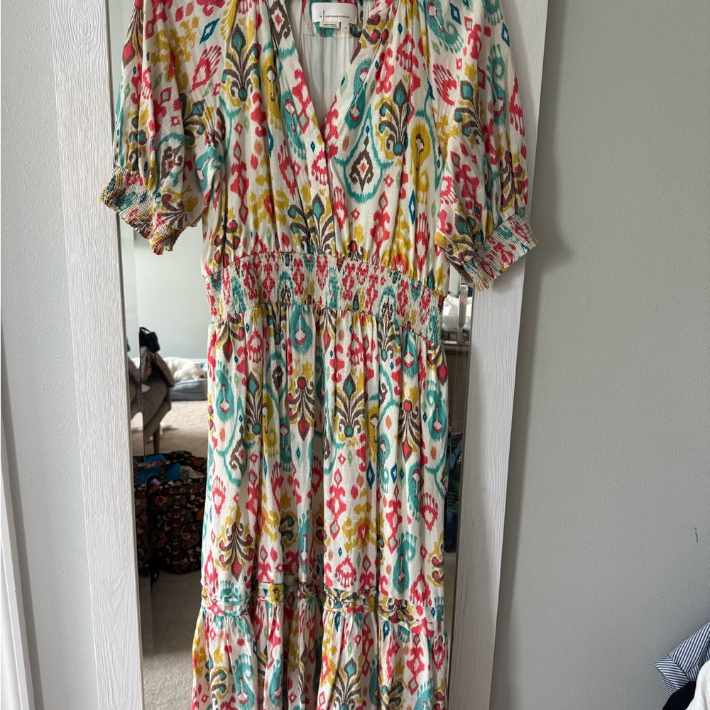Anthropologie Multicolor Maxi Dress